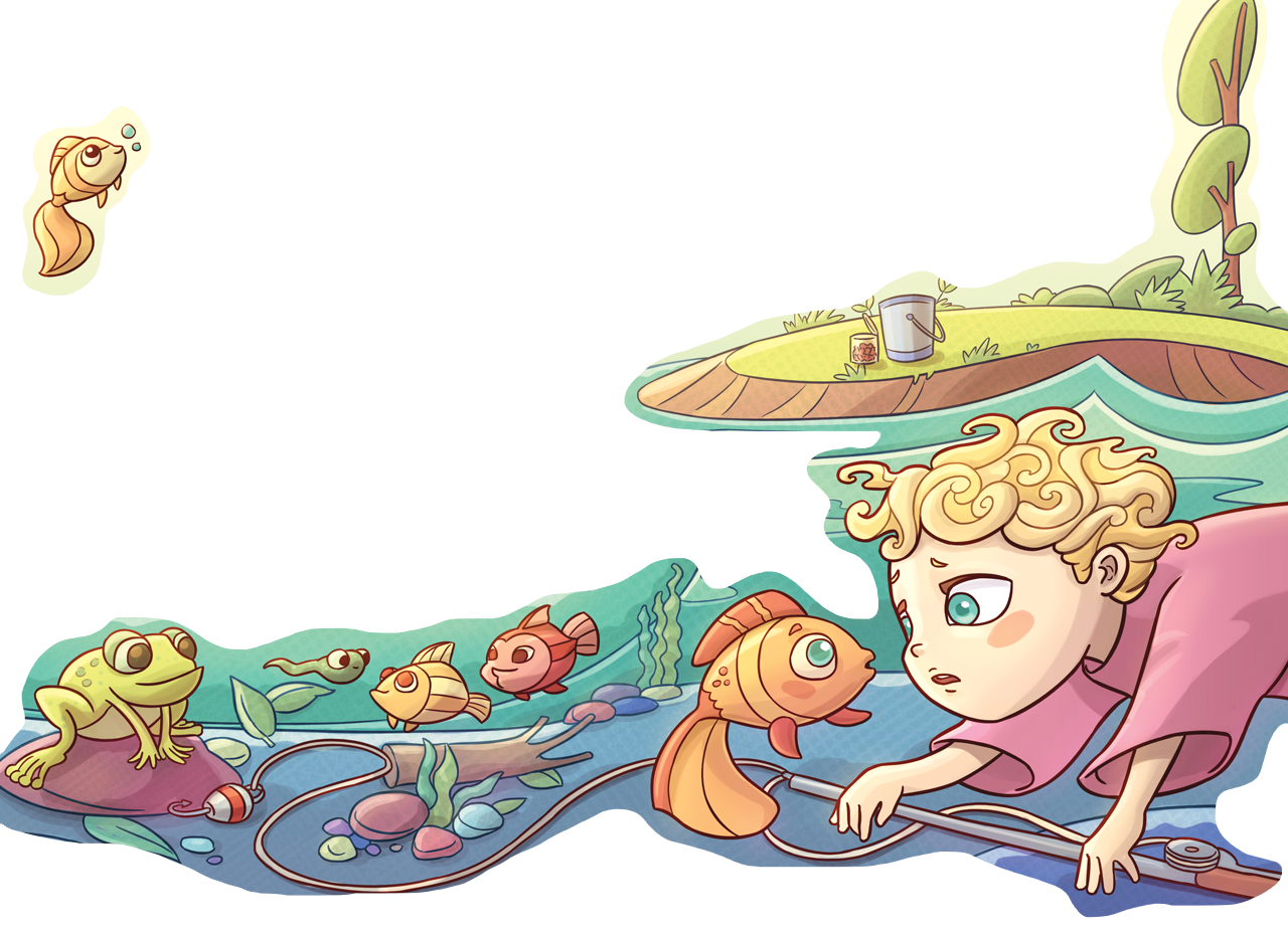 Un pececito valiente